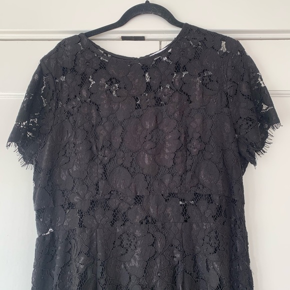 NSR Lace Midi Dress with Sheer Waist, Size XL - Picture 2 of 10